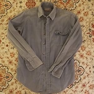 Vintage 100% Cotton Corduroy button-up Size S